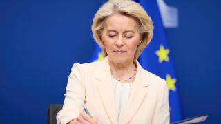 La presidenta de la Comisión Europea, Ursula von der Leyen.