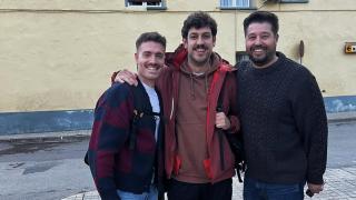 Sergio, Toño y Jesús, creadores del festival Plaza Sonora