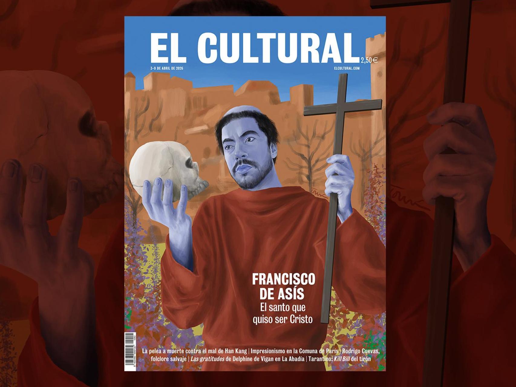 San Francisco de Asis visto por Tomás Serrano para la portada de El Cultural del 3 de abril de 2026.