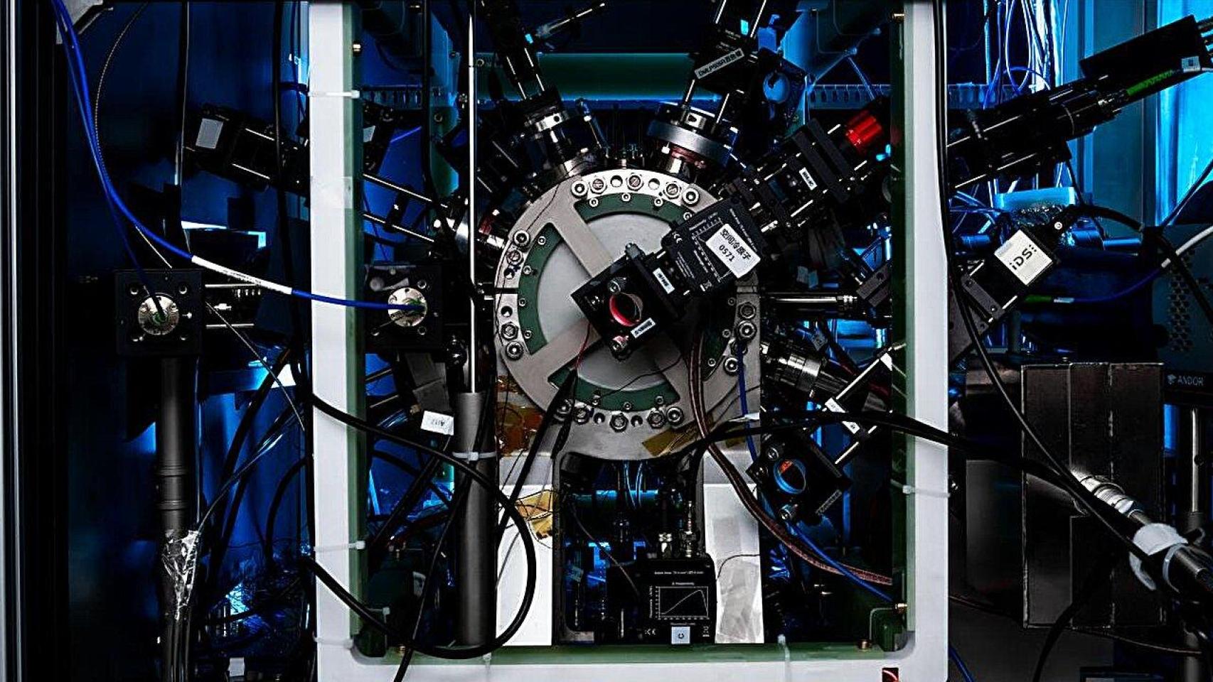 Reloj de red óptica de estroncio desarrollado por la Universidad de Ciencia y Tecnología de China.