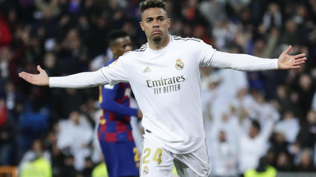 Mariano Díaz, durante su etapa en el Real Madrid.