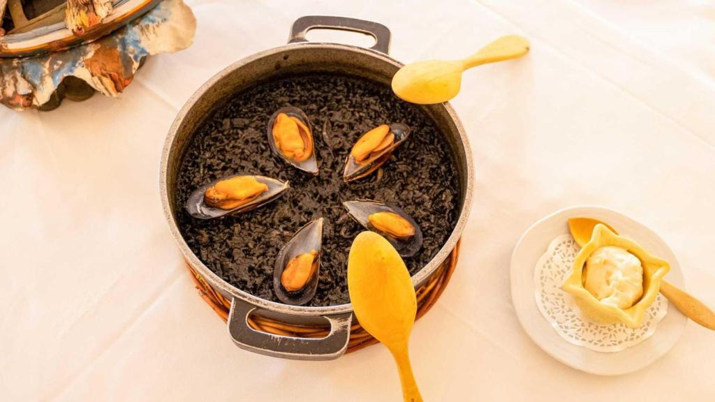 Arroz negro.