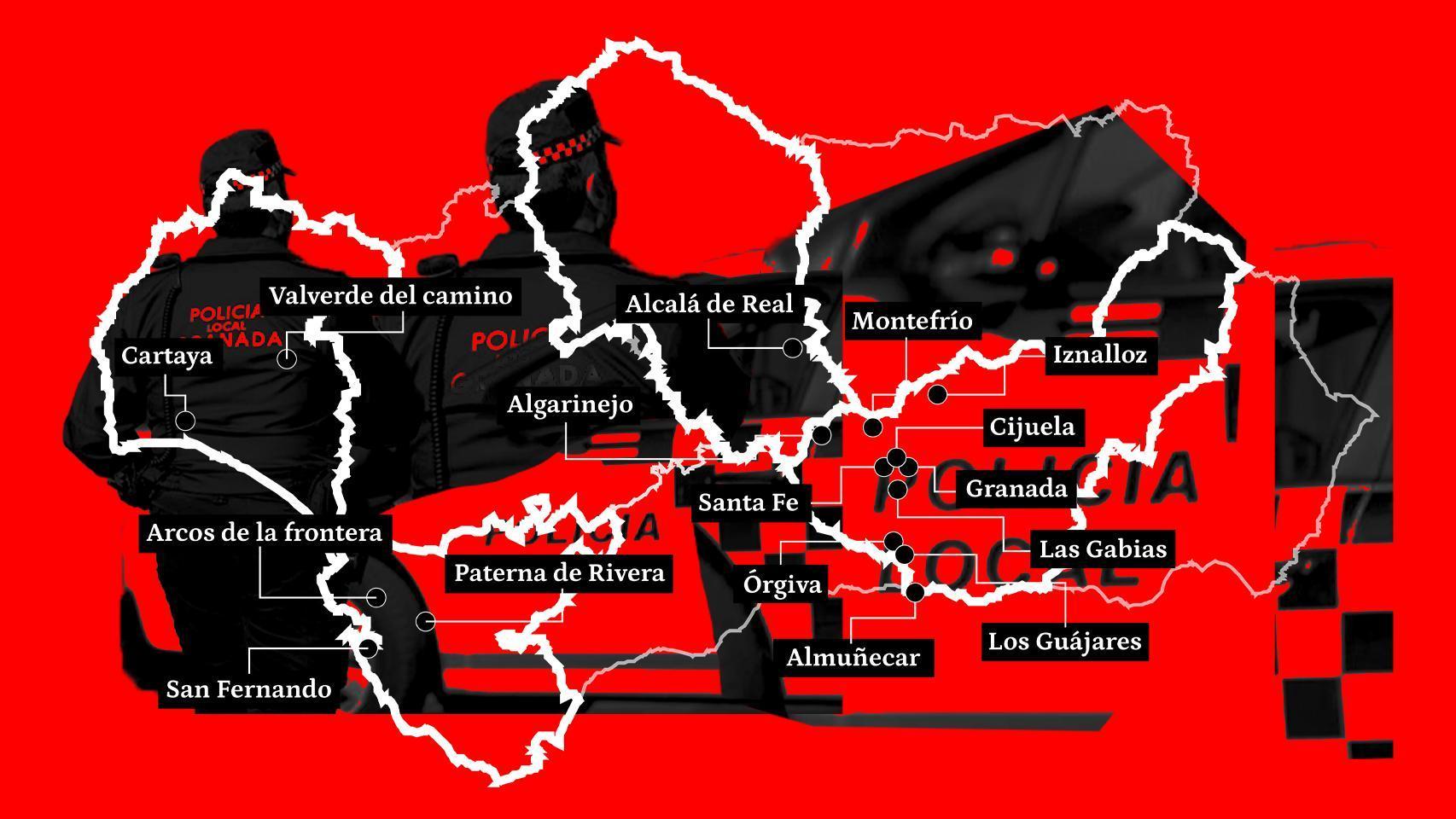 Grupo KGB, la banda que amañó oposiciones a Policía Local para colocar a familiares desde 2007 en los ayuntamientos andaluces