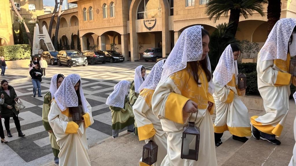 The visit to the patriarch takes place after mass