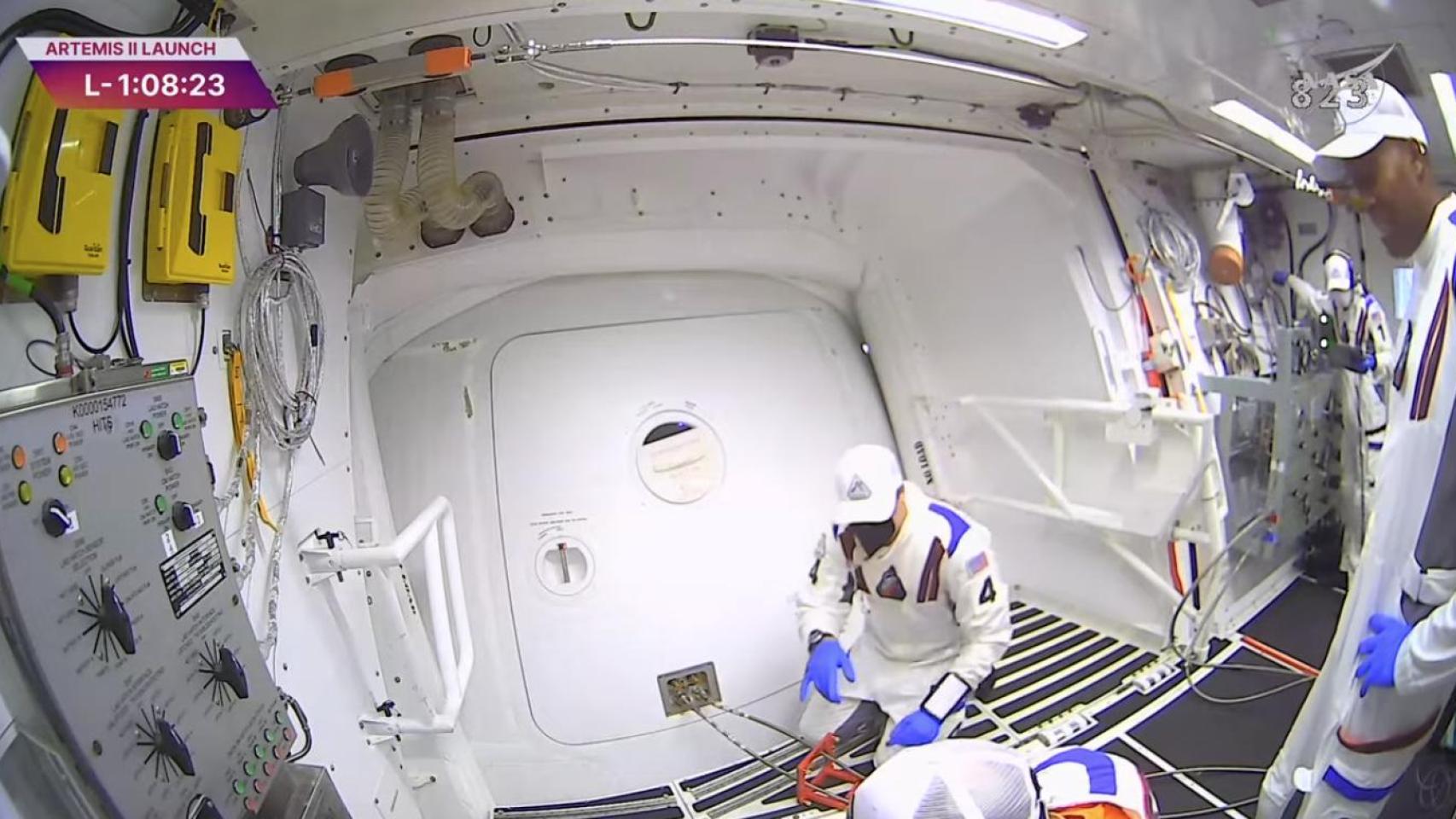 Los astronautas de Artemis II