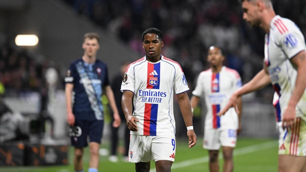Endrick, con el Olympique de Lyon