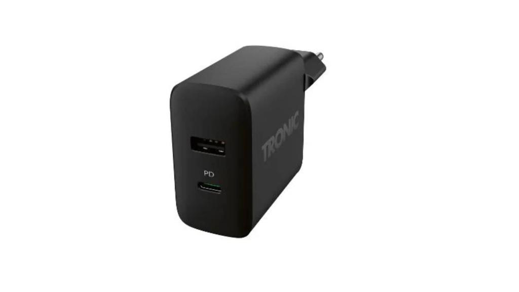 El cargador USB doble Tronic de Lidl.