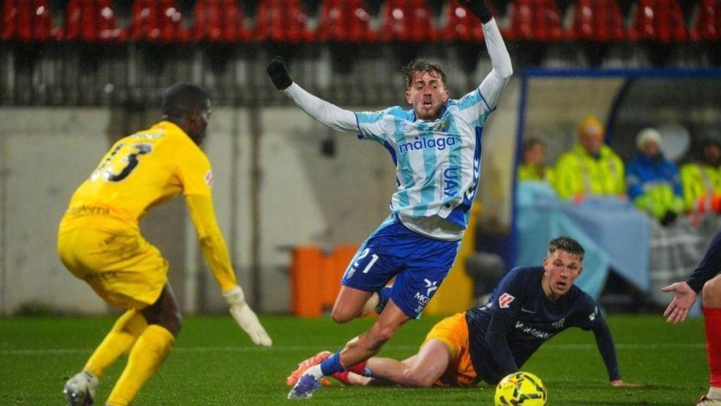 Adrián Niño, jugador del Málaga CF