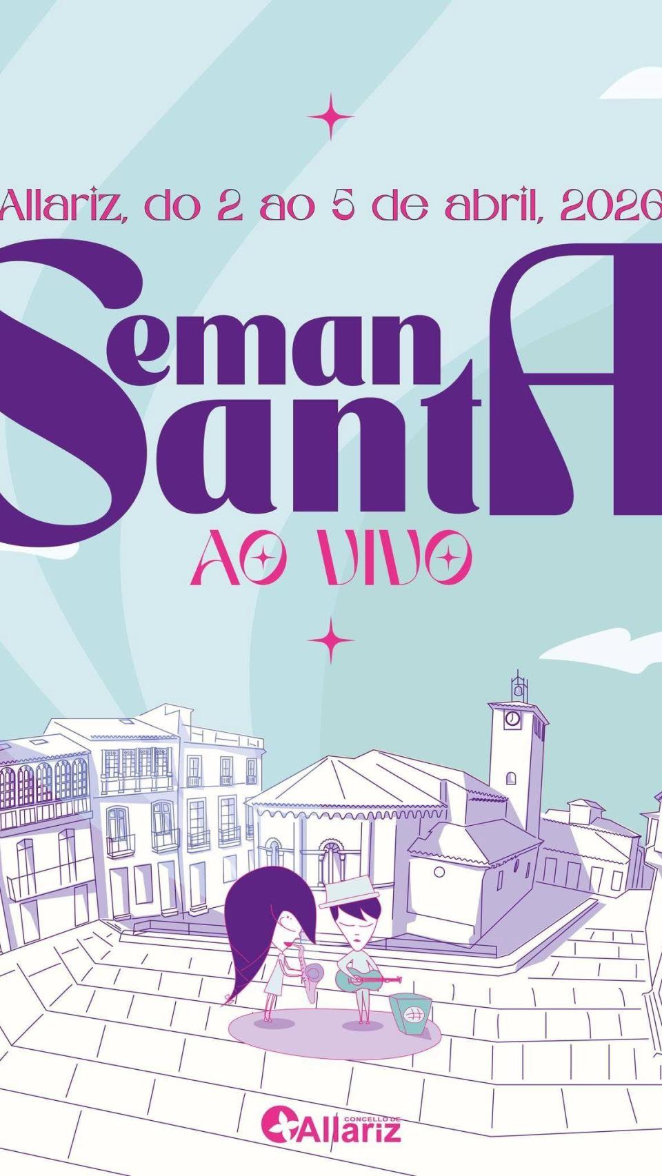 Semana Santa ao vivo de Allariz.