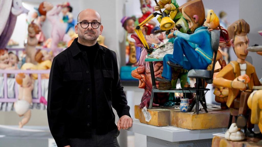 El maestro mayor del Gremio de Artistas Falleros, Vicente Julián García Pastor.