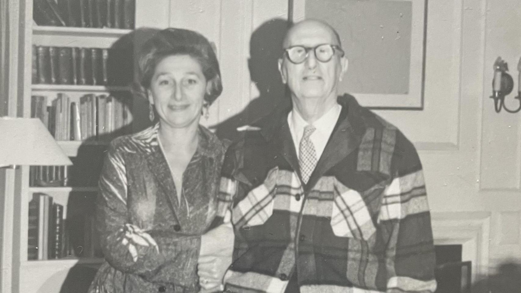 Jorge y Teresa Guillén en Cambridge, Massachusetts, CA. 1970.