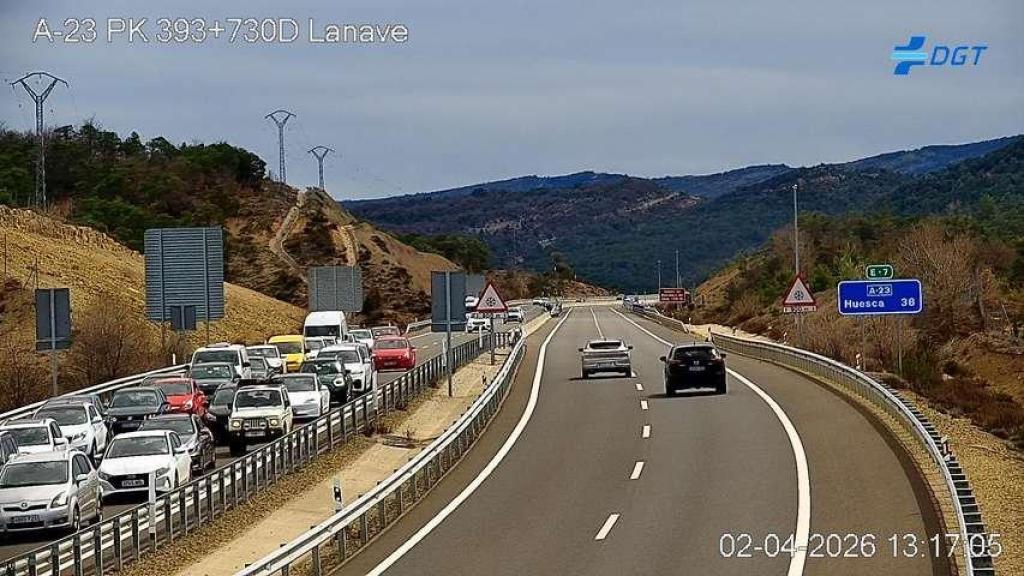 Retenciones a la altura de La Nave este Jueves Santo