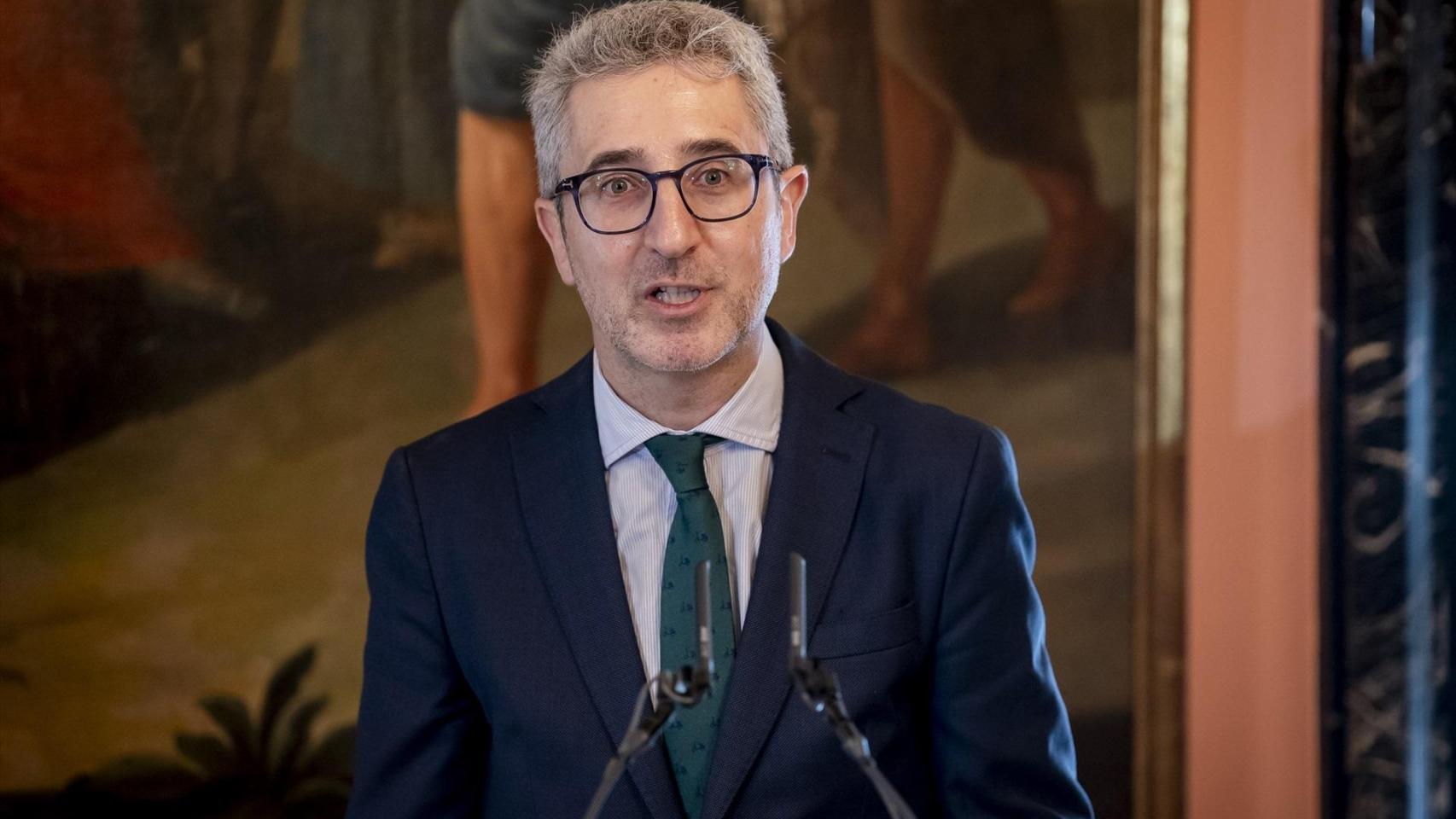 El ministro de Hacienda, Arcadi España,