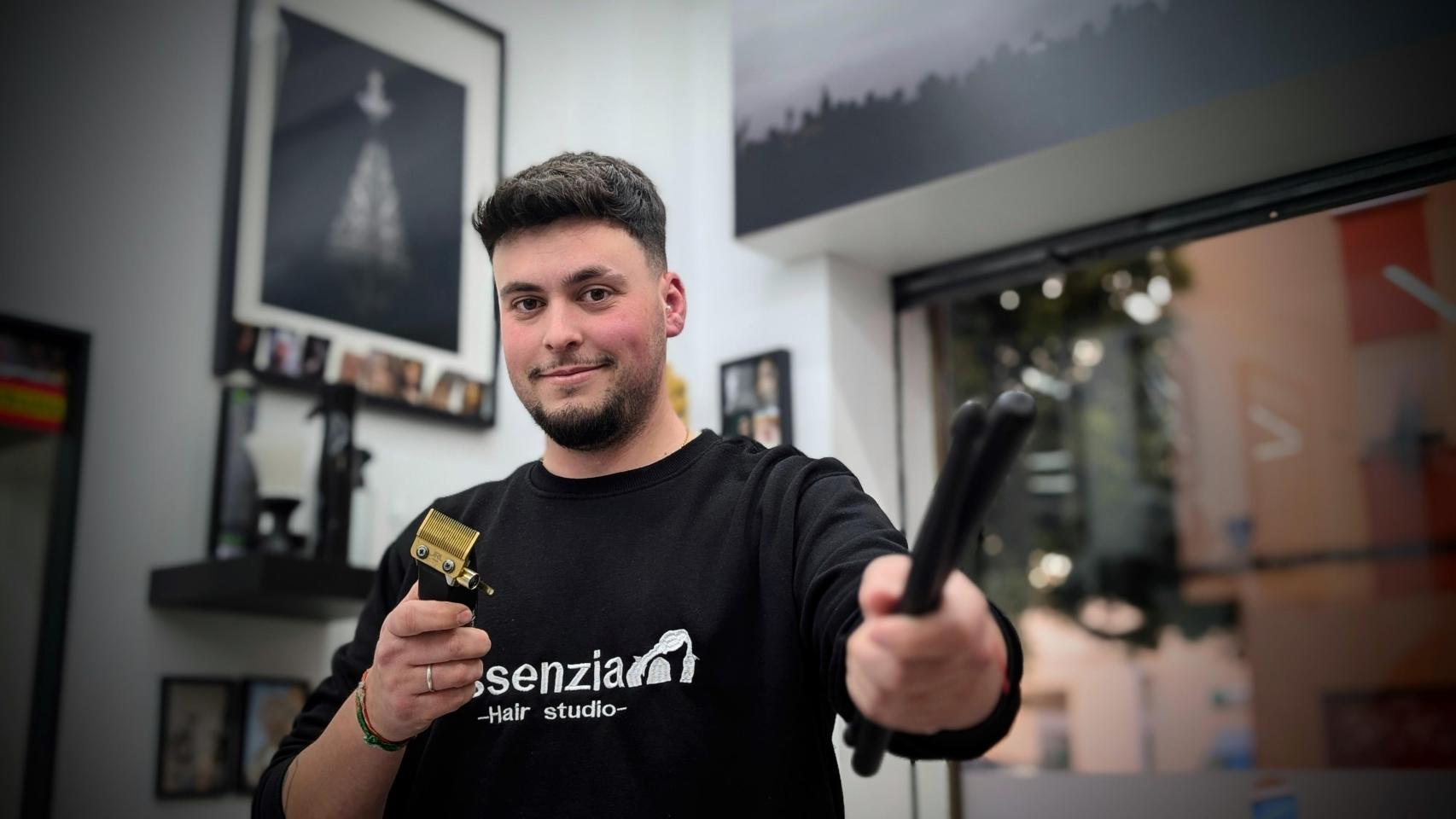 Essenzia, la peluquería-barbería del barrio de Bonaire.