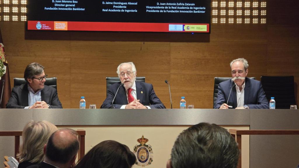 Juan Moreno, Jaime Domínguez y Juan Antonio Zufiría.