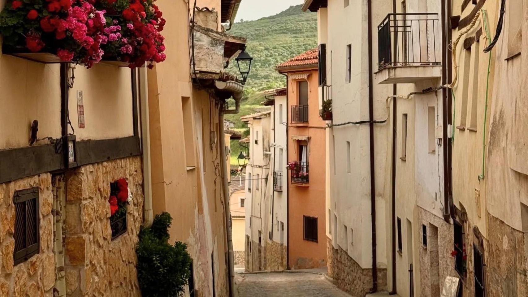 Una calle de Pastrana.