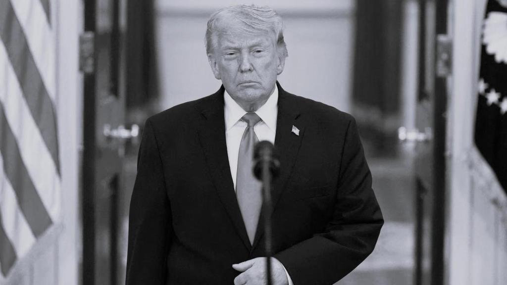 Trump, en una comparecencia sobre Irán este miércoles.