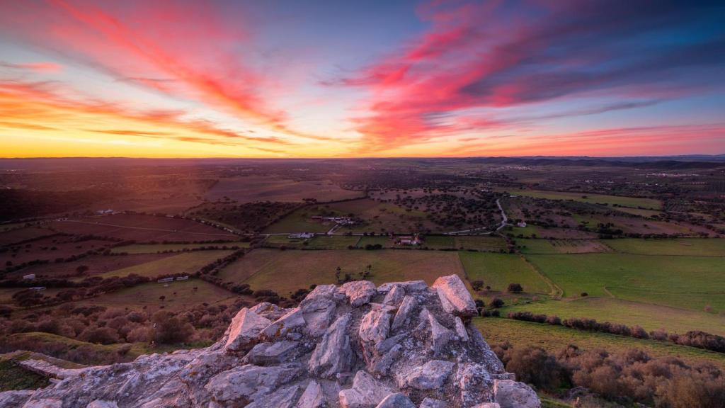 Atardecer en Monsaraz.
