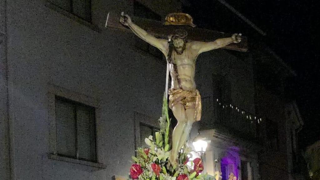 Imagen del Bendito Cristo de la Agonía de Fermoselle.