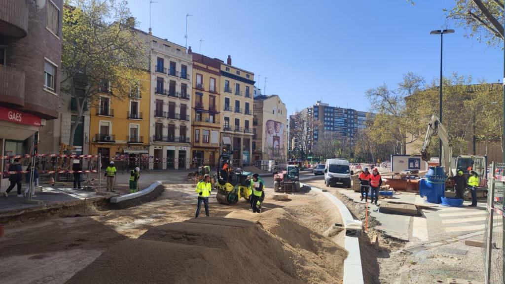 Obras en San Miguel.
