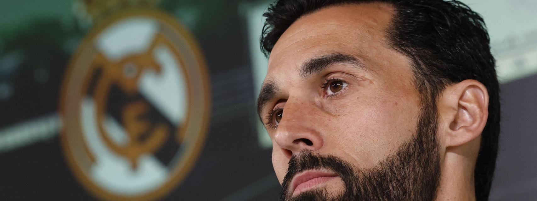 Arbeloa atiende a los medios en la rueda de prensa previa al partido ante el Mallorca.