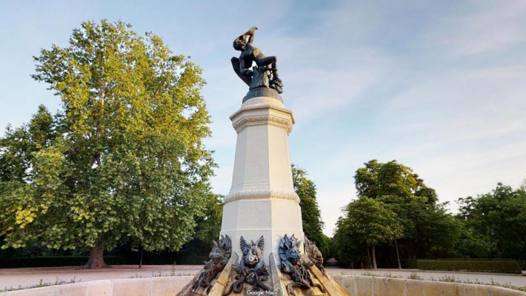 El monumento del Ángel Caído de Retiro.