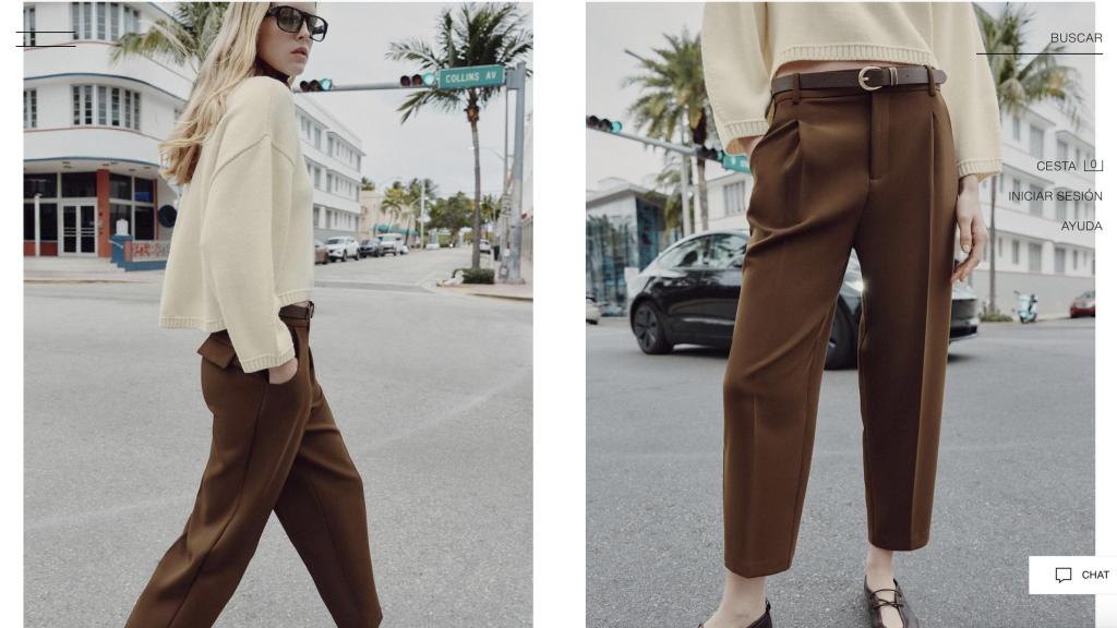 Pantalón pinzas. Ref. 9929/022/700