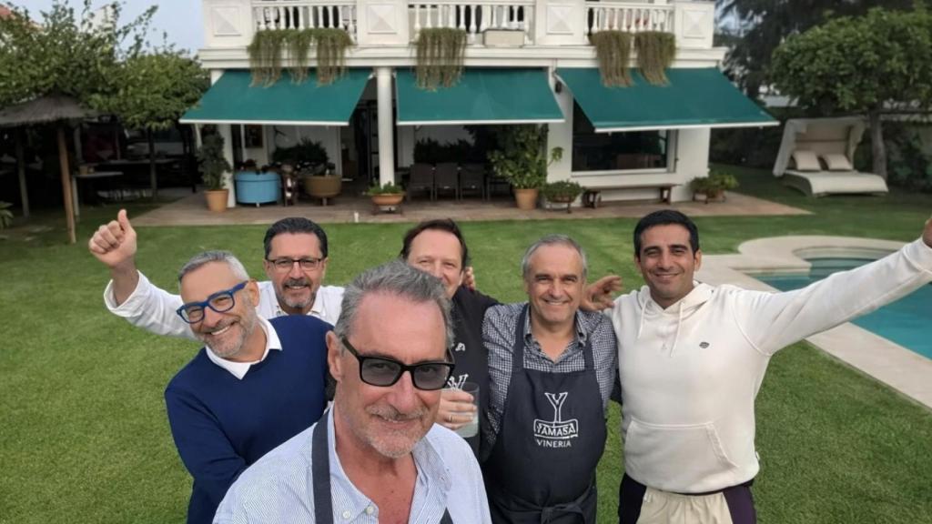 Carlos Herrera en su chalet de Sanlúcar de Barrameda