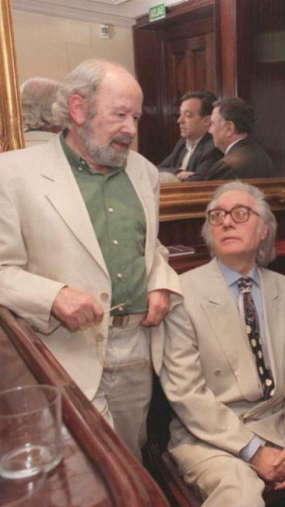 Umbral con José Caballero Bonald.