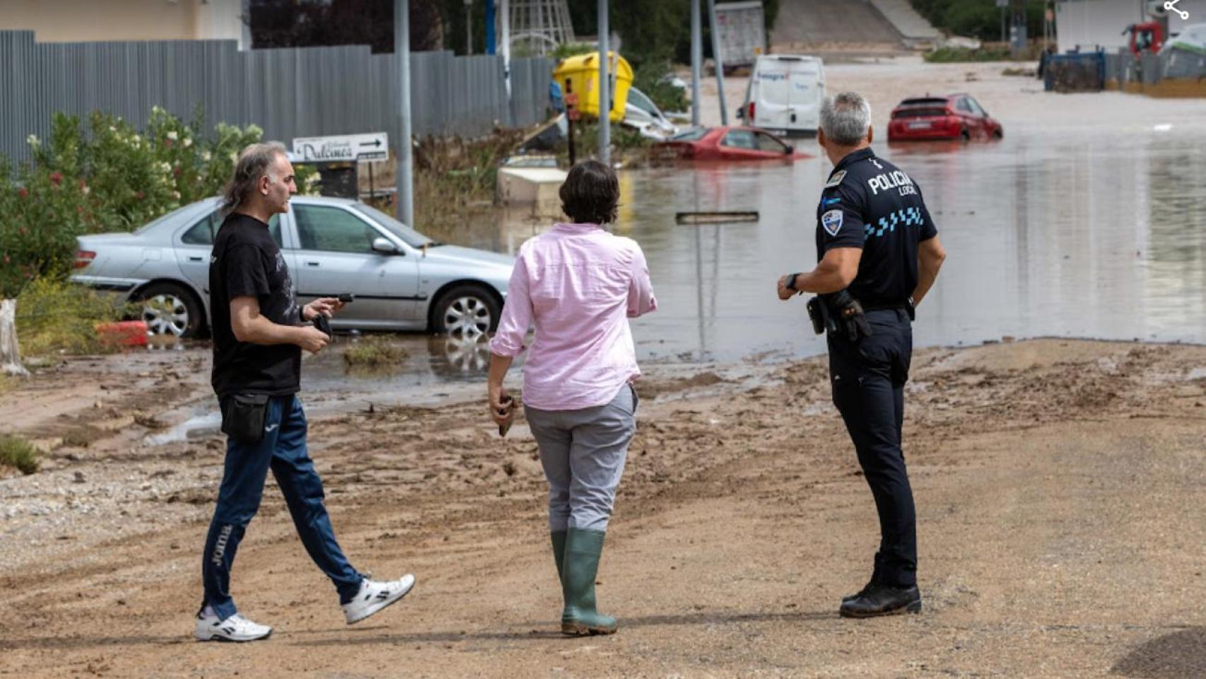 Daños en Toledo a consecuencia de la dana de 2023.