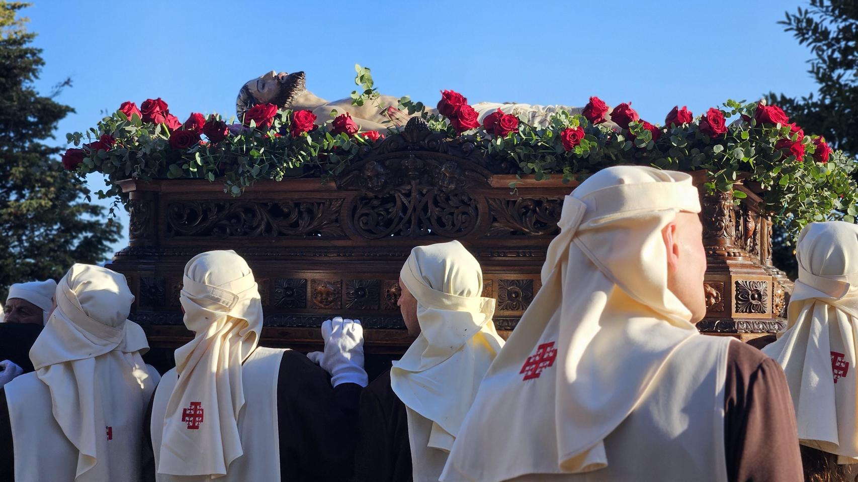 Procesión del Santo Entierro en A Coruña este Viernes Santo del 2026.