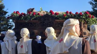 Procesión del Santo Entierro en A Coruña este Viernes Santo del 2026.