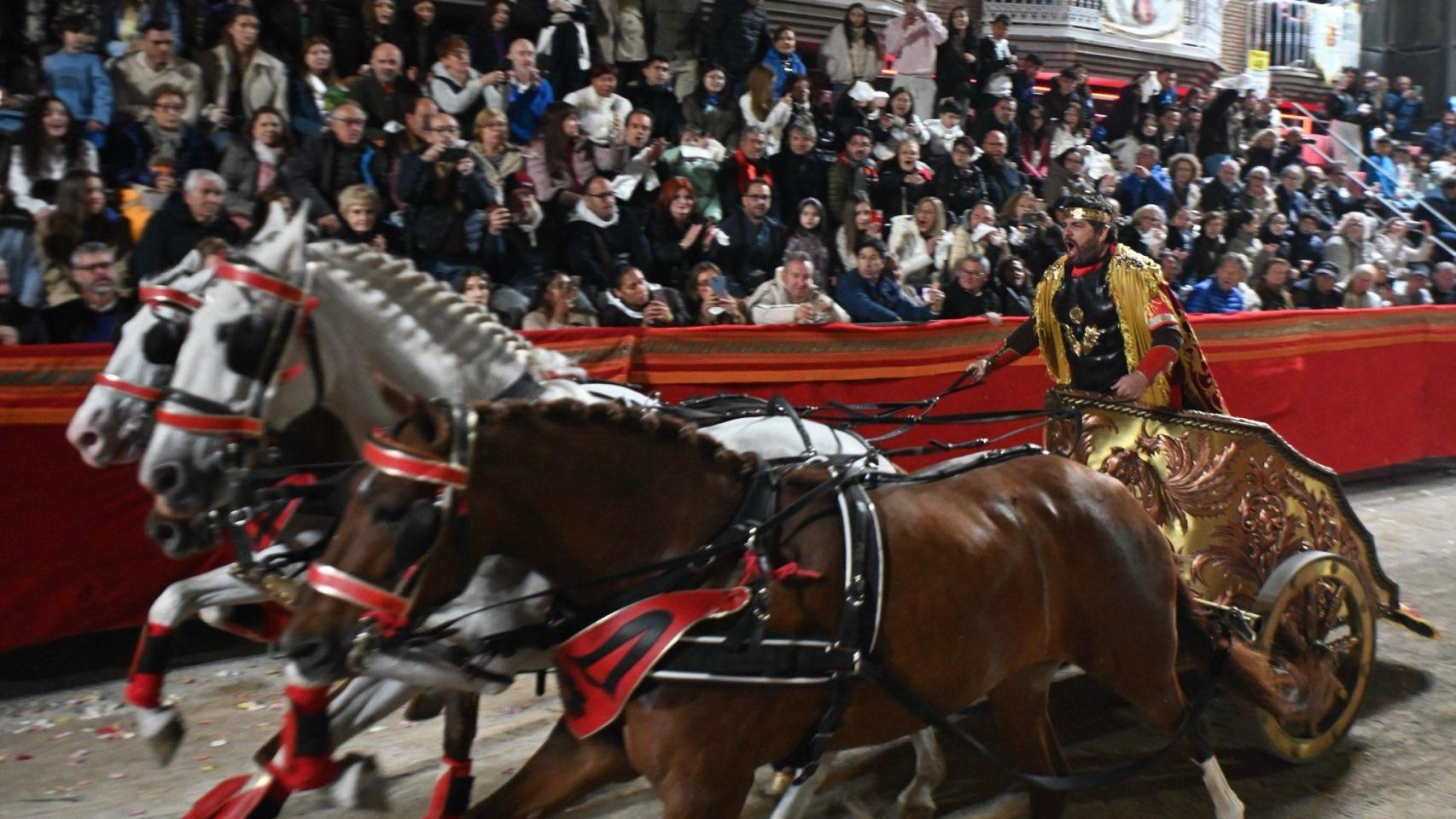 Fernando López Miras, este Viernes Santo, metido en la piel de Teodosio I El Grande.