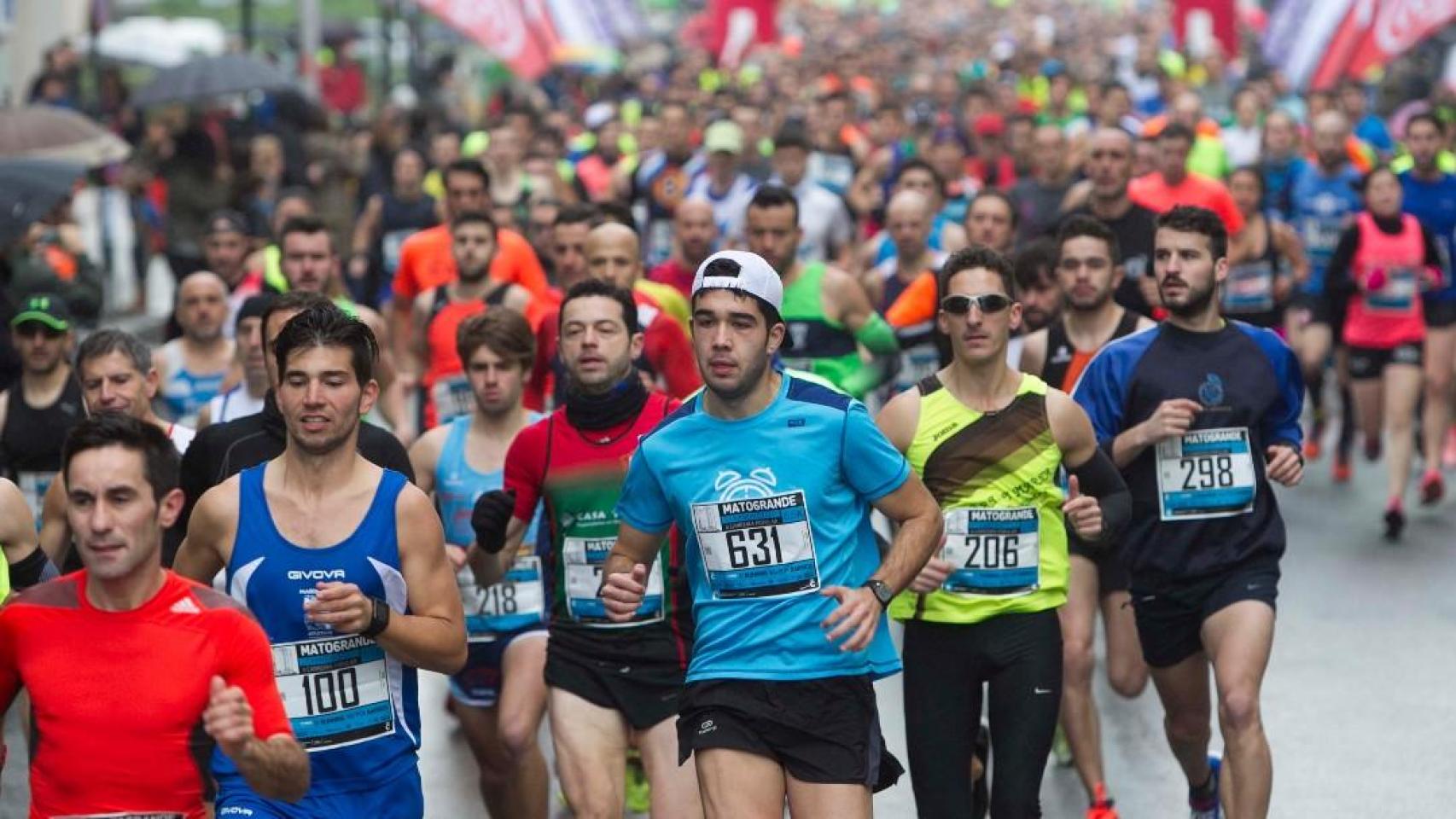 Imagen de archivo de una carrera popular de A Coruña.