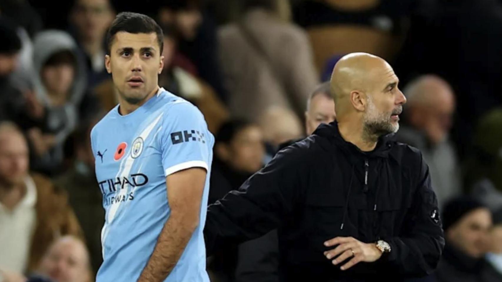 Guardiola no bloqueará la salida de Rodri del Manchester City: "Ningún jugador rechazaría al Real Madrid"