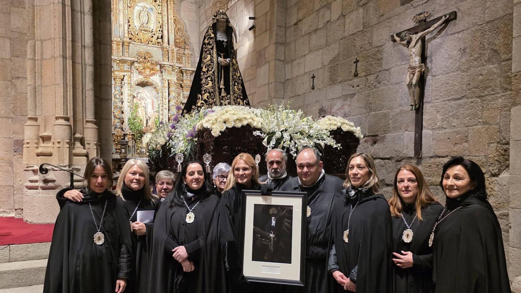 Ainhoa Arteta, nueva Dama de la Virgen de la Soledad de Zamora: "Lo vivo como una mujer más junto a la Virgen"
