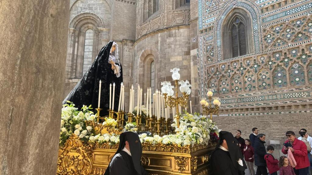 Procesión de la Soledad en Zaragoza.