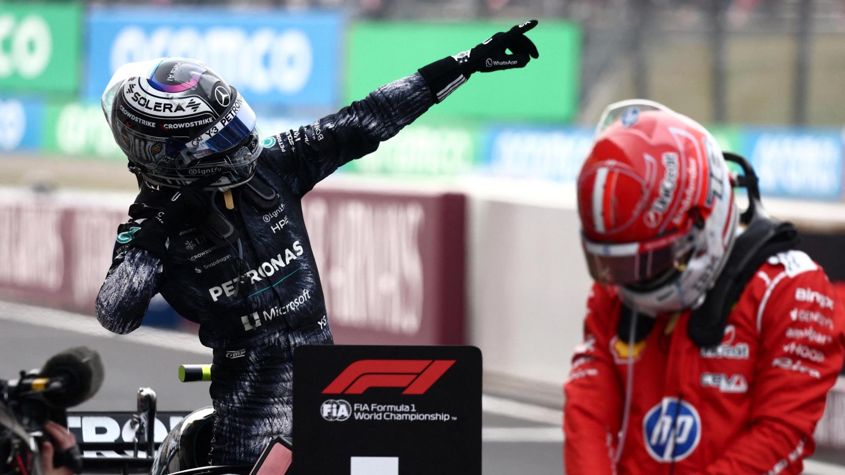 Kimi Antonelli celebrando su victoria en el GP de Japón 2026