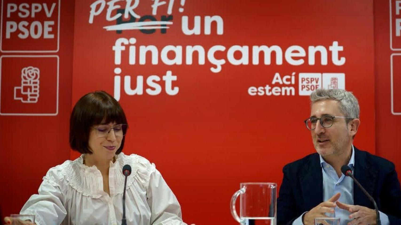 Los ministros Diana Morant y Arcadi España.
