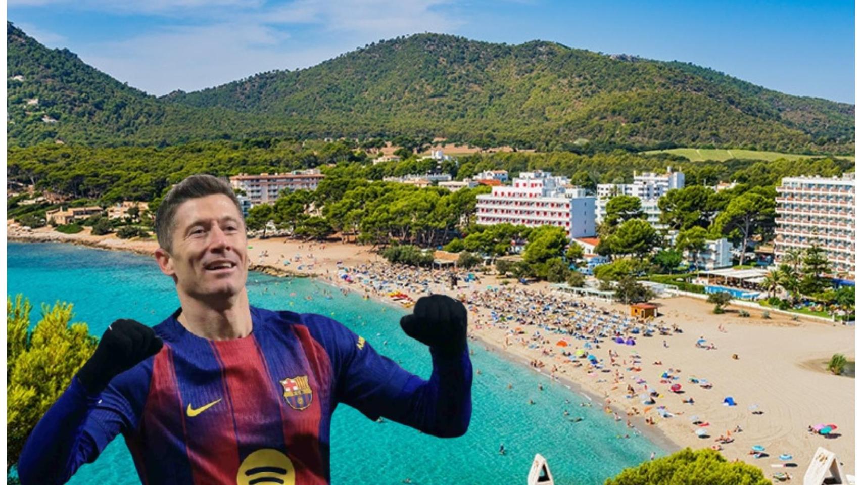 El pueblo español donde Robert Lewandowski pasa sus vacaciones: 240 habitantes y famoso por el entorno exclusivo