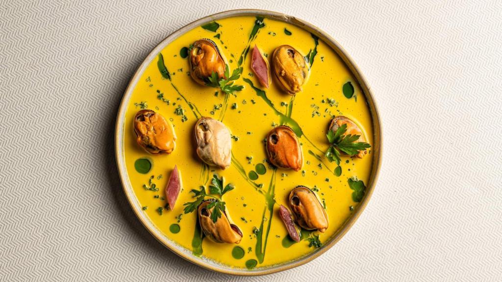 Los mejillones en escabeche de Brassafina.