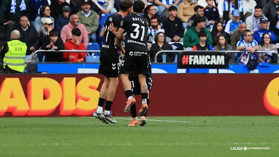 1-1 | El Málaga muere y resucita en Riazor