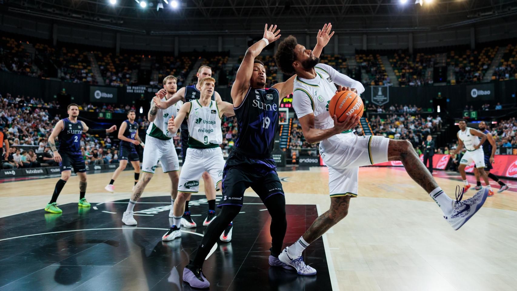 Surne Bilbao Basket vs. Unicaja de la Liga Endesa