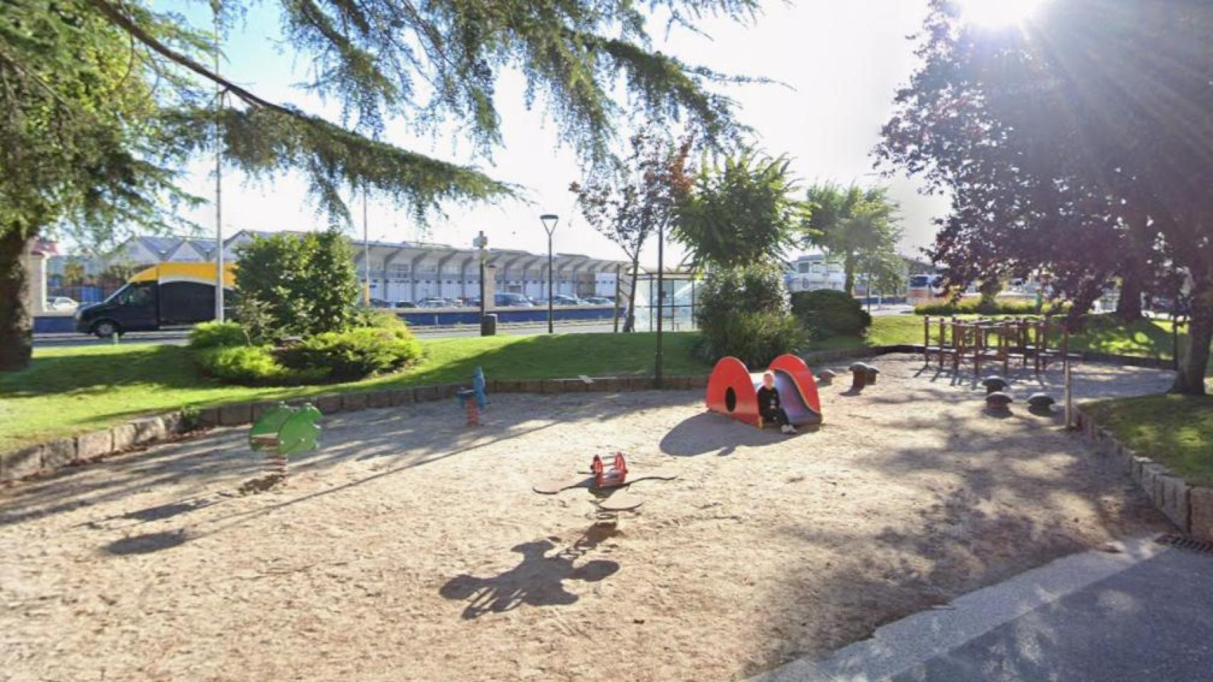 El parque infantil de A Palloza, en A Coruña.