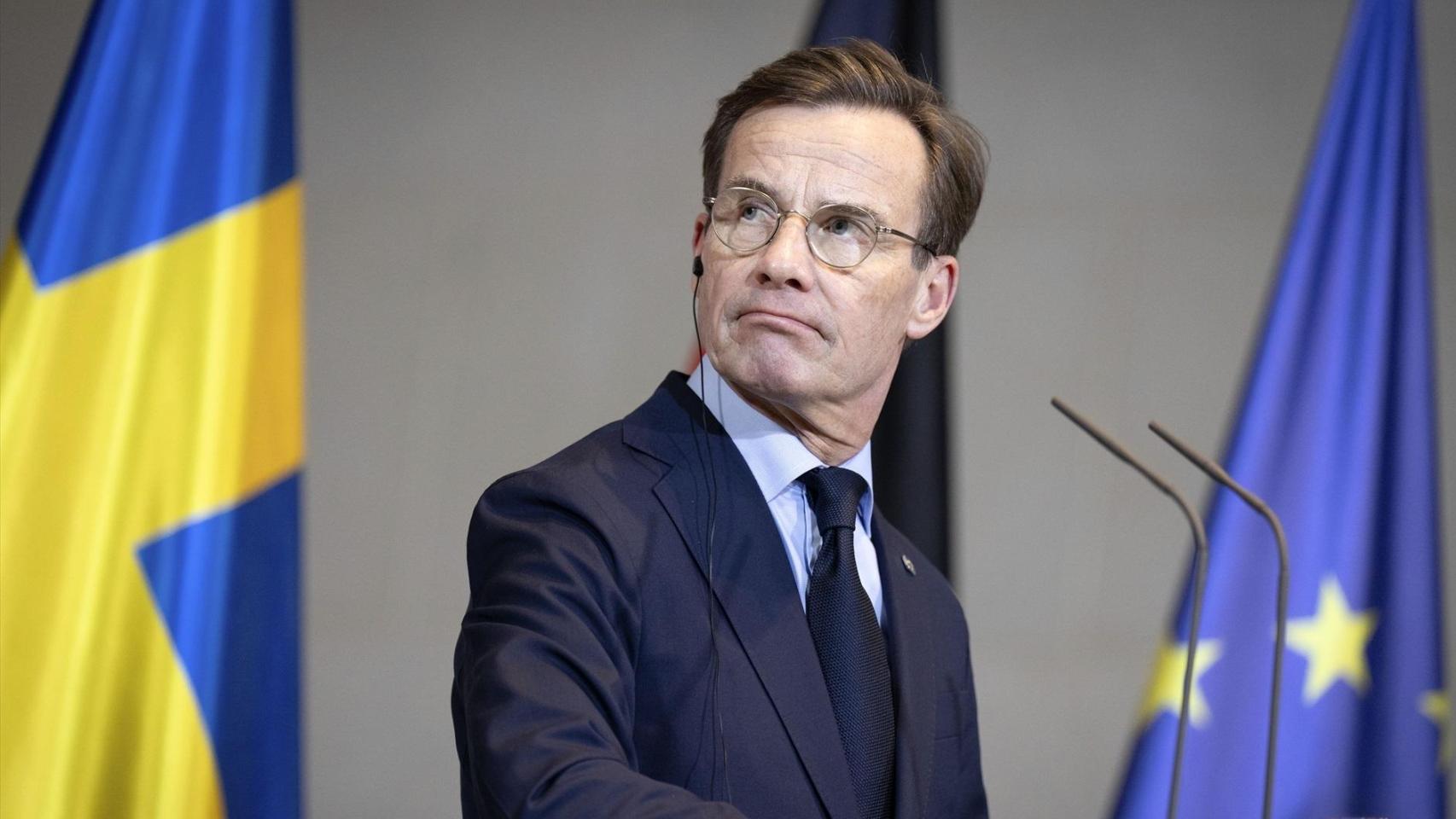 El primer ministro sueco, Ulf Kristersson.