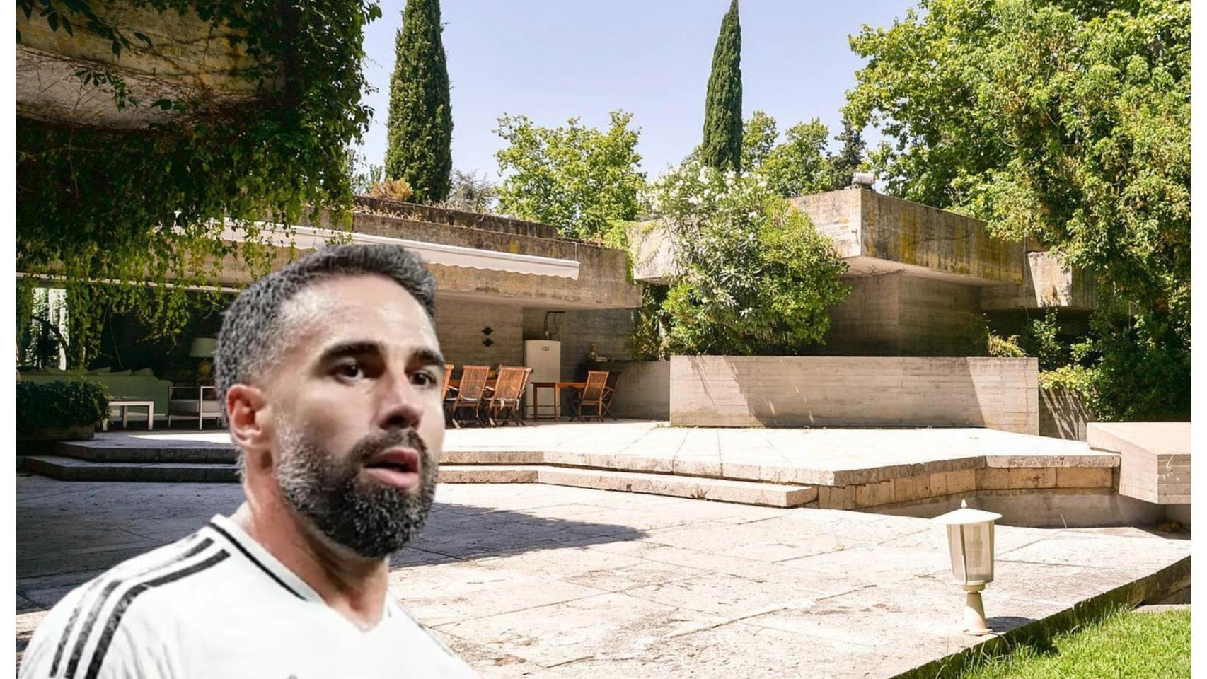 Montaje de la casa de Dani Carvajal.