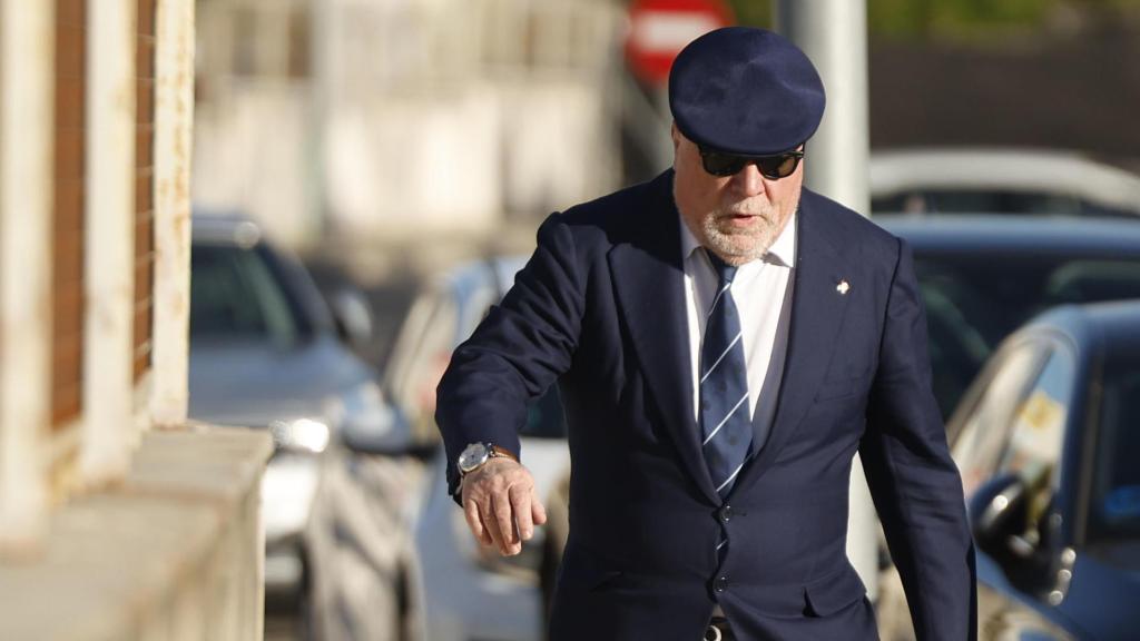 El excomisario de la Policía José Manuel Villarejo llega a la Audiencia Nacional en San Fernando de Henares.