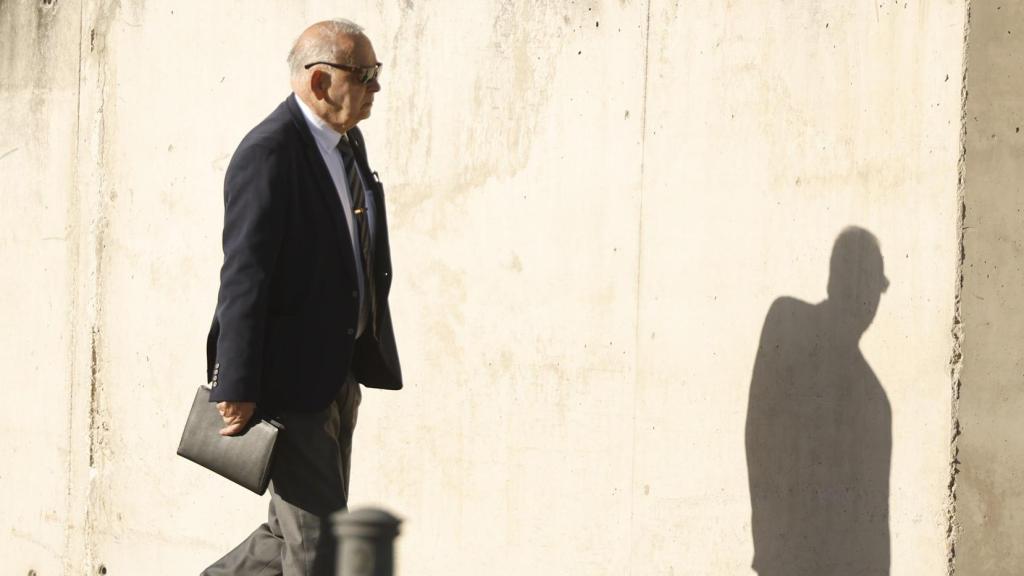 Eugenio Pino, director adjunto operativo (DAO) de la Policía Nacional durante el Gobierno de Rajoy, llega a la Audiencia Nacional.