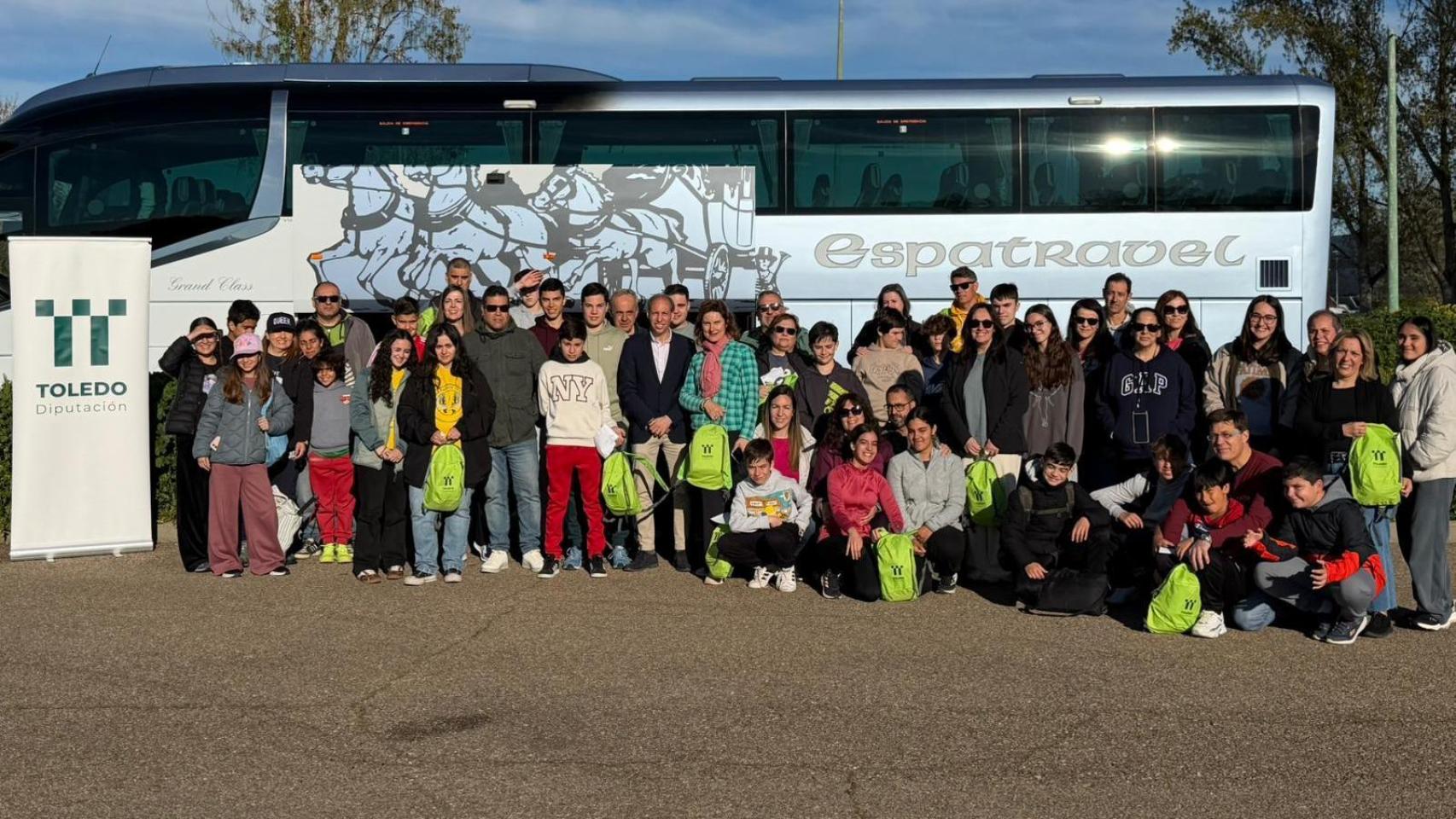 Los toledanos partieron desde Toledo en autobús para conseguir la compostelana tras realizar el Camino Portugués por la costa.