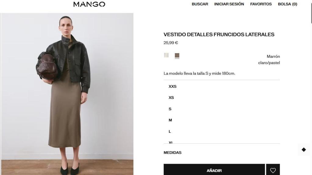 Vestido detalles fruncidos. REF. 27055827